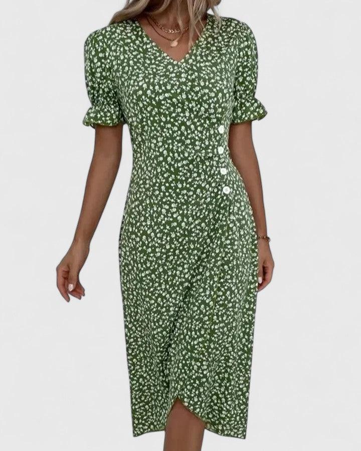 Duttini | Summer Dress for Women in Lightweight Fabric, Relaxed Fit, Blue