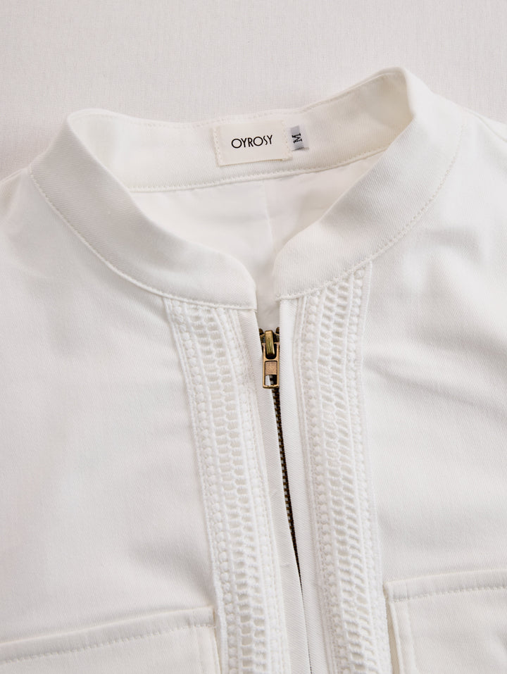 Duttini | White Denim Tassel Casual Dress