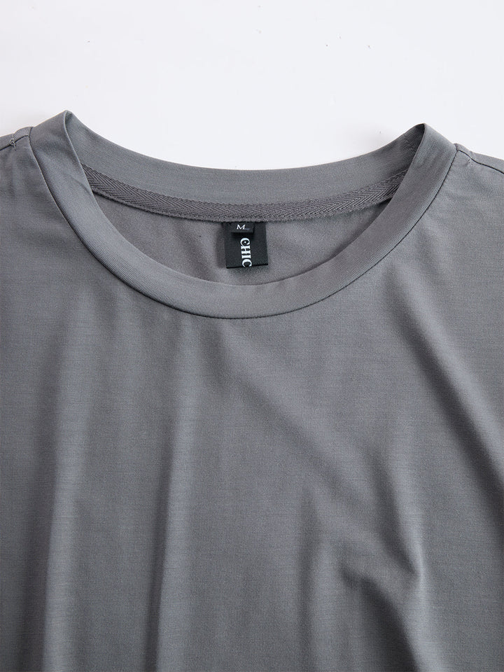 Duttini | Grey Ruched Dress