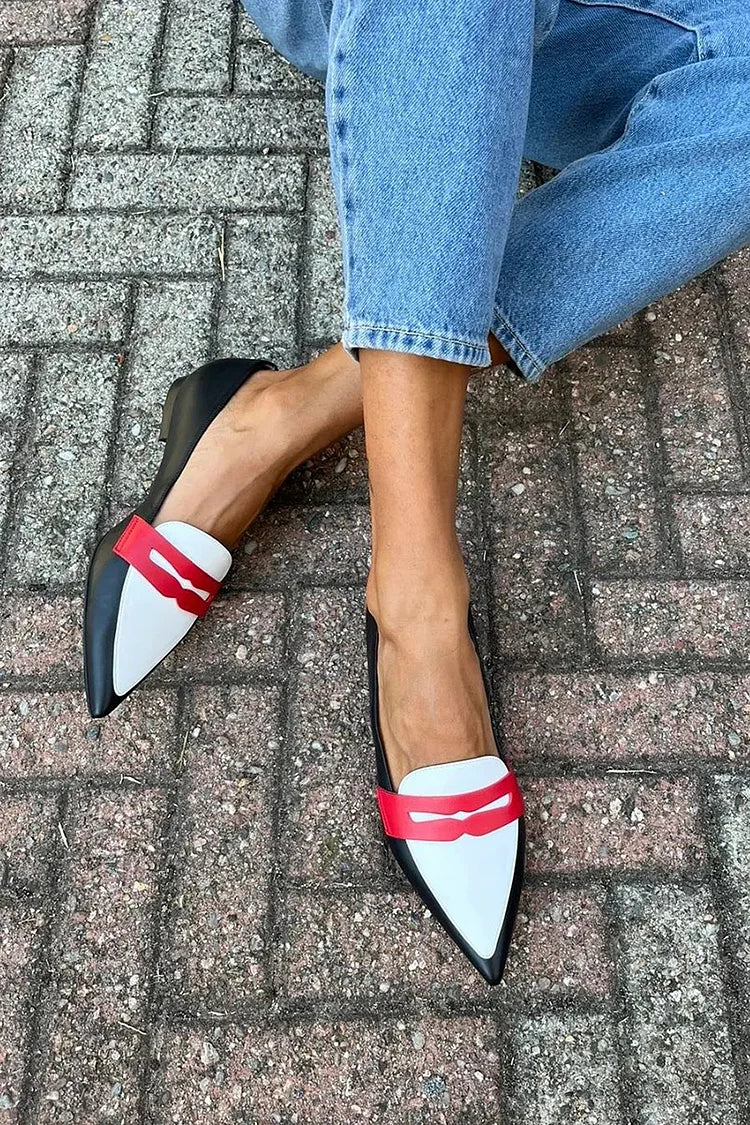 Duttini | Cushioned Pointed Toe Slip On with a Comfort Fit