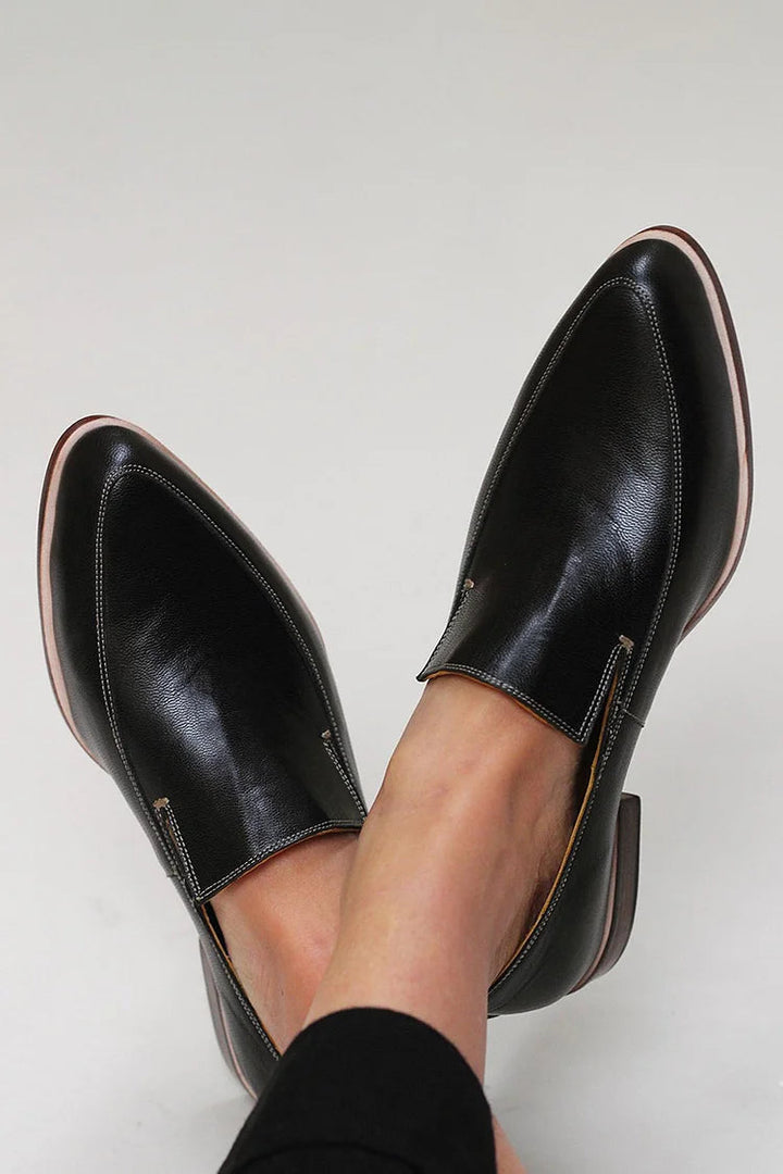 Duttini | Comfort-Fit Pointed Toe Slip On Flats for Walking in Comfort