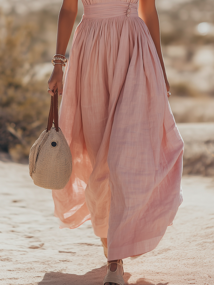 Duttini | Bohemian West Resort Elegant Sleeveless Dress