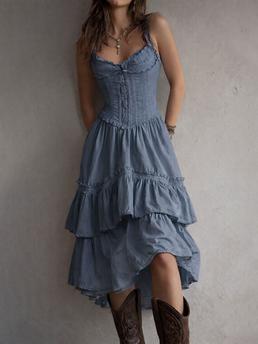 Duttini | White Lace Casual Dress