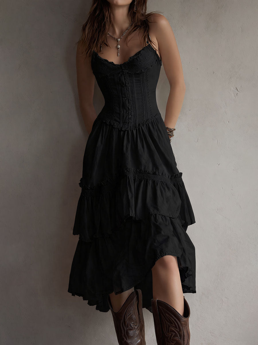 Duttini | White Lace Casual Dress