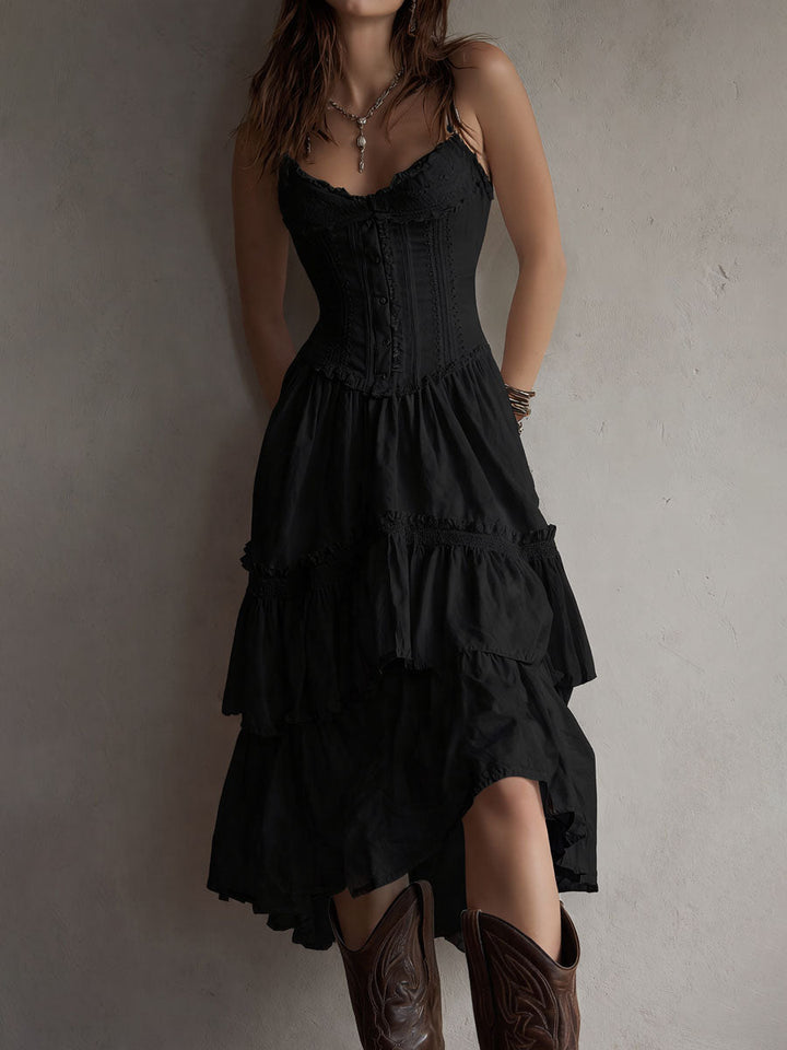 Duttini | White Lace Casual Dress