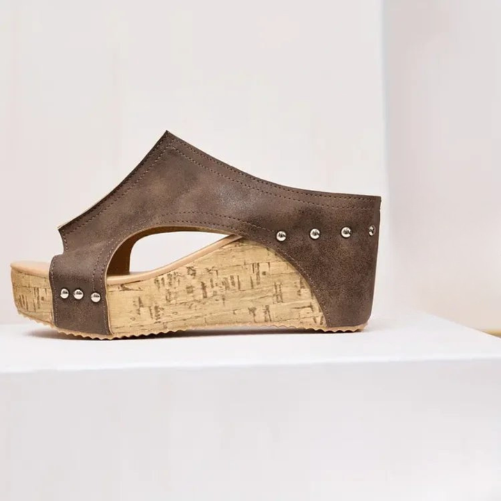 Duttini | Orthopedic Wedge Open with Arch Support for All-Day Comfort