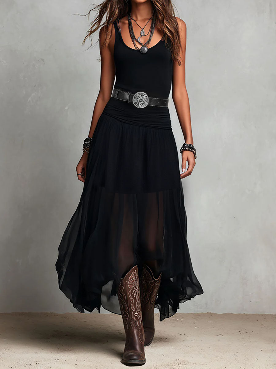 Duttini | Black Casual Dress