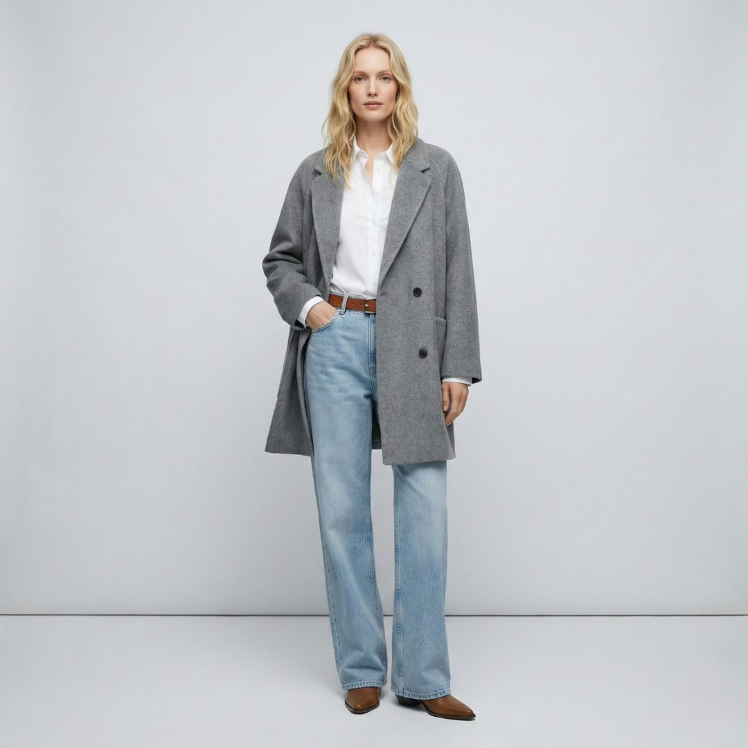 Duttini | Wool Herringbone Coat