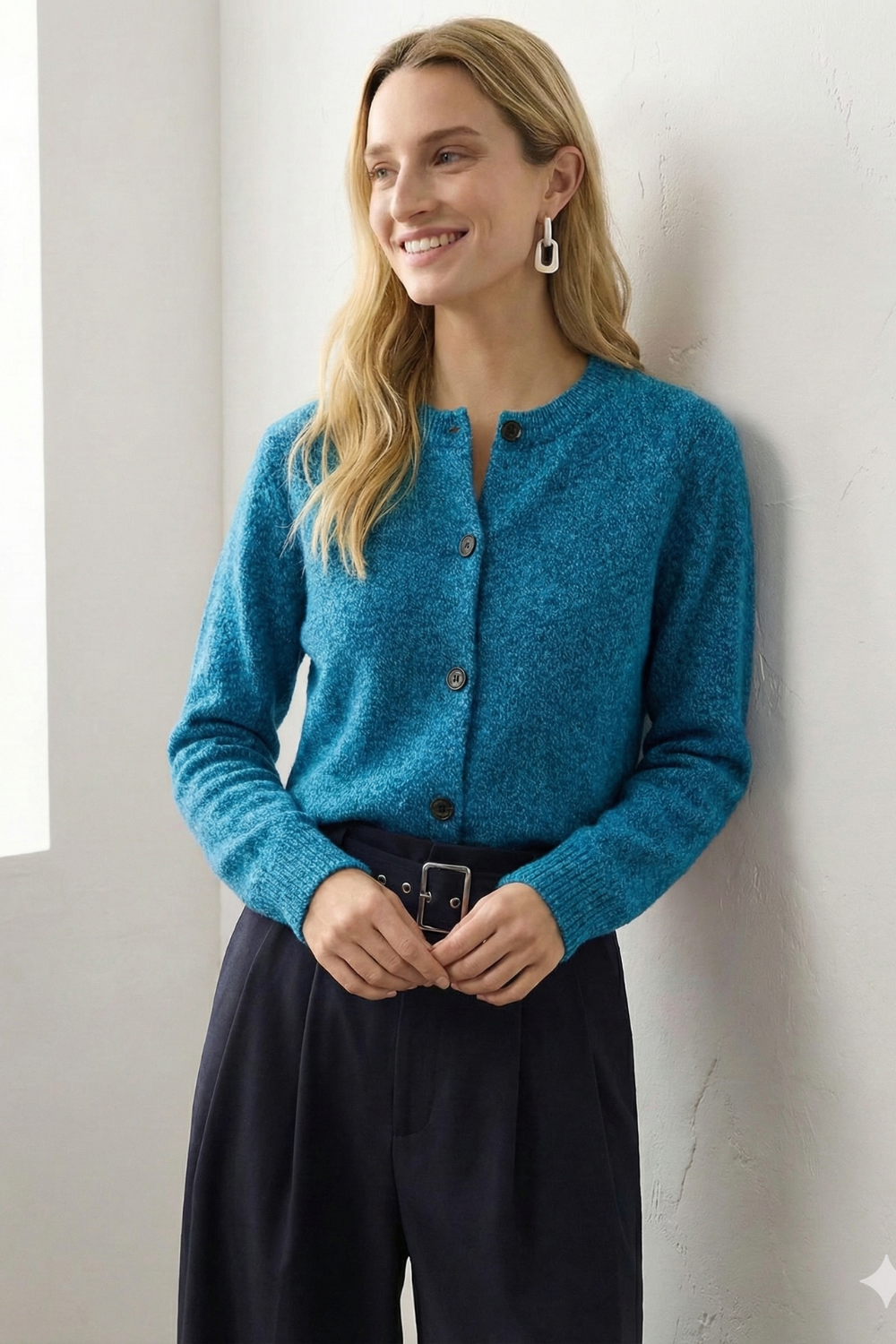 Duttini | Chunky-Knit Alpaca-Blend Cardigan