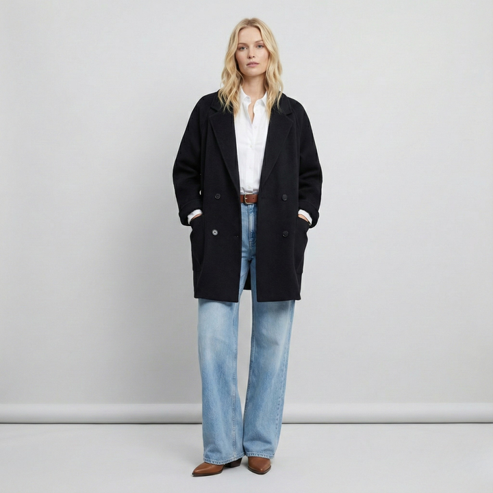 Duttini | Wool Herringbone Coat