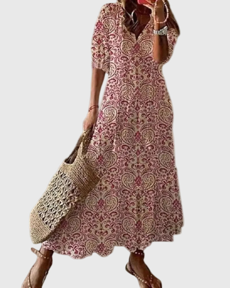Duttini | Vintage Summer Maxi Dress for Women in Boho Style