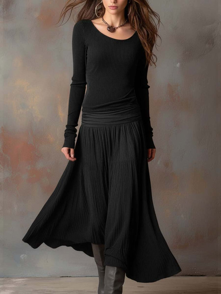 Duttini | Charcoal Knit Dress