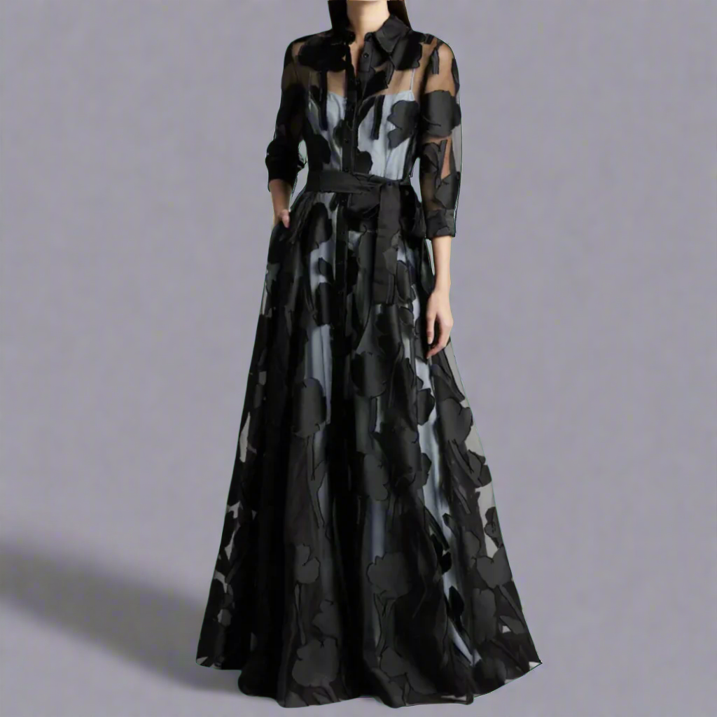 Duttini | Timeless Long Lightweight Dress With Elegant Charm