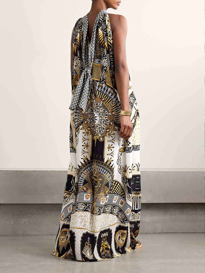 Duttini | Unique Retro Gorgeous Pattern Print Dress