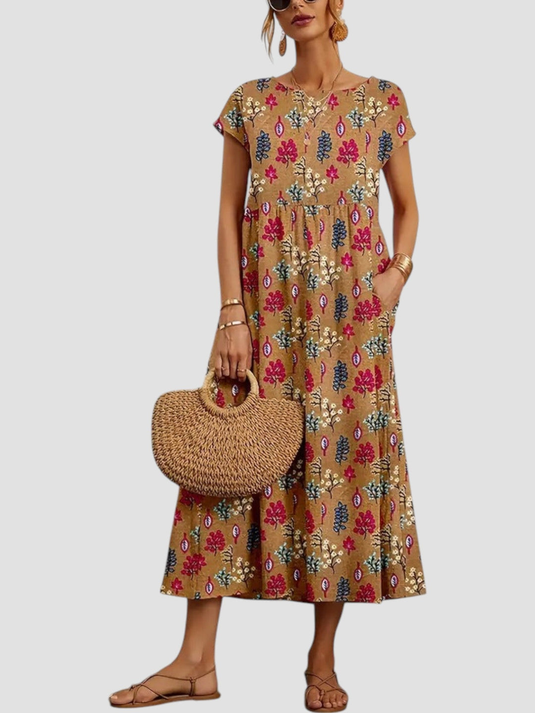 Duttini | Vintage Maxi Dress with a Timeless Finish