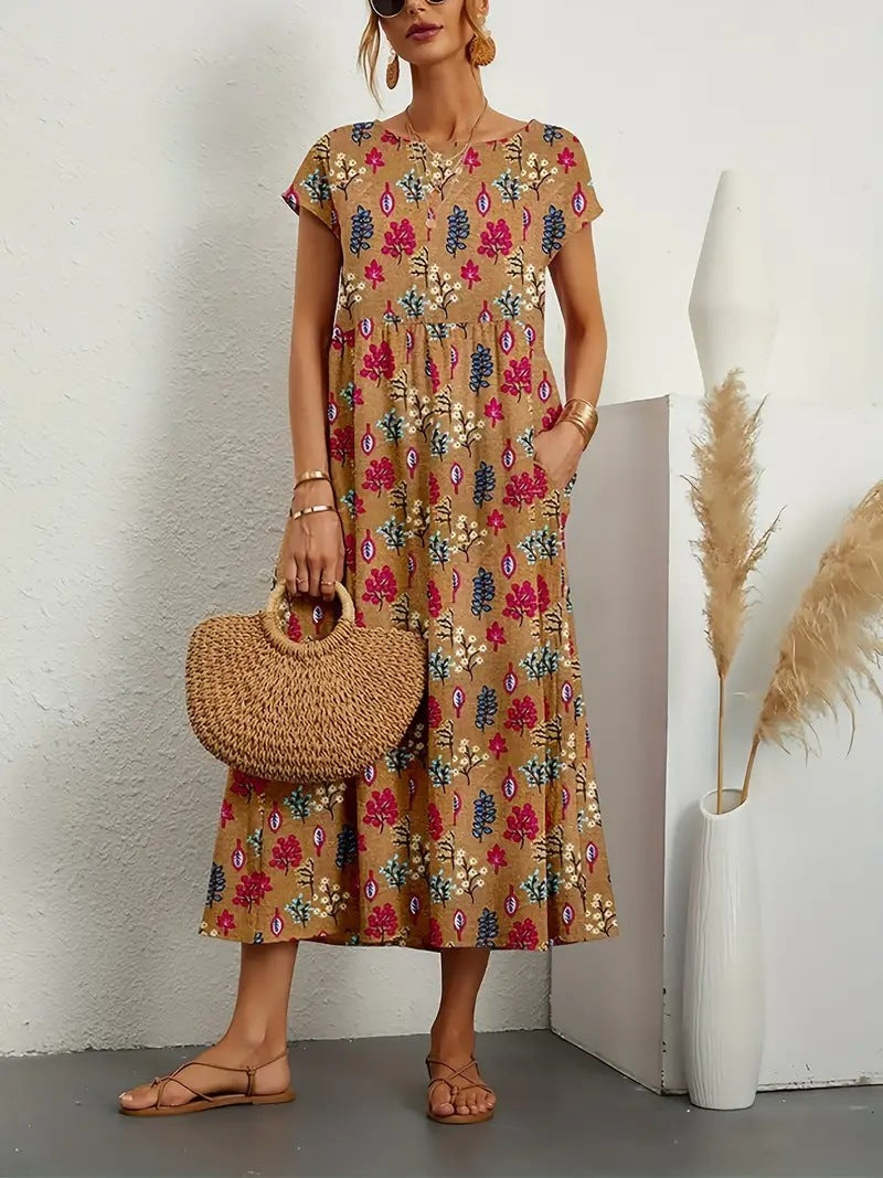 Duttini | Elegant Floral Dress with a Timeless Finish