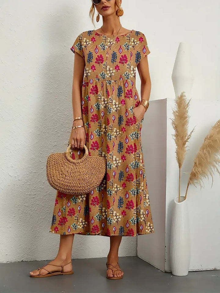 Duttini | Elegant Floral Dress with a Timeless Finish