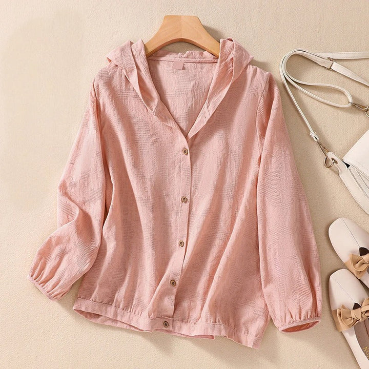 Duttini | Flowing Relaxed Hooded Shirt for Every Occasion