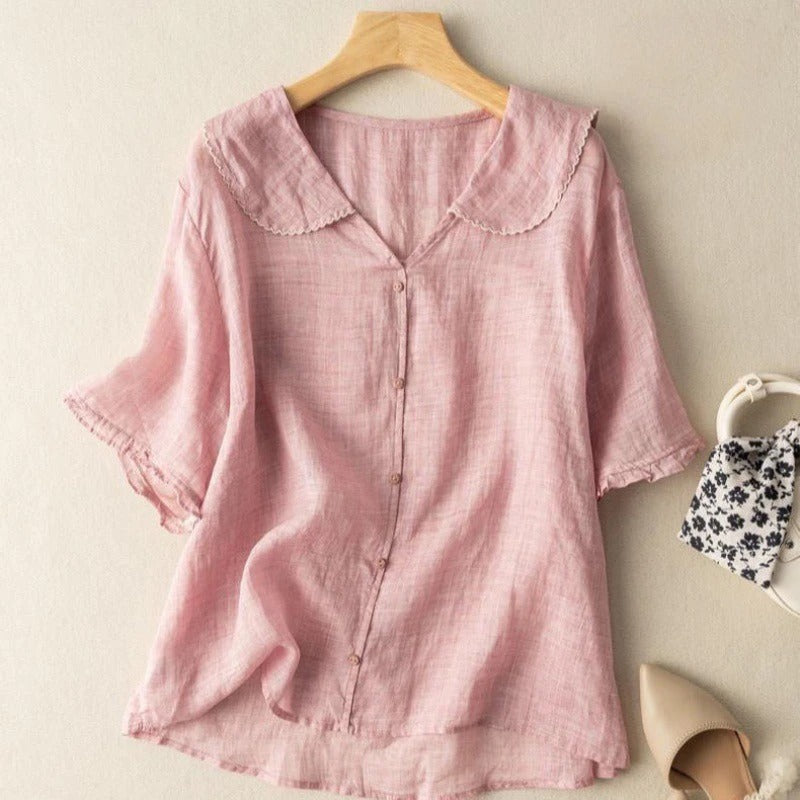 Duttini | Vintage Blouse With Button Detail for Every Occasion