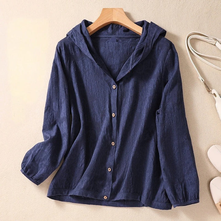 Duttini | Flowing Relaxed Hooded Shirt for Every Occasion