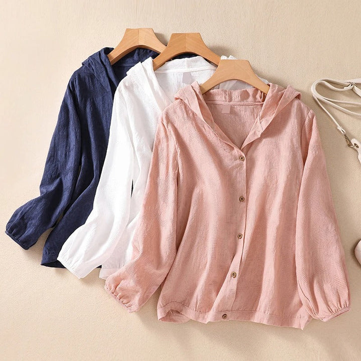 Duttini | Flowing Relaxed Hooded Shirt for Every Occasion