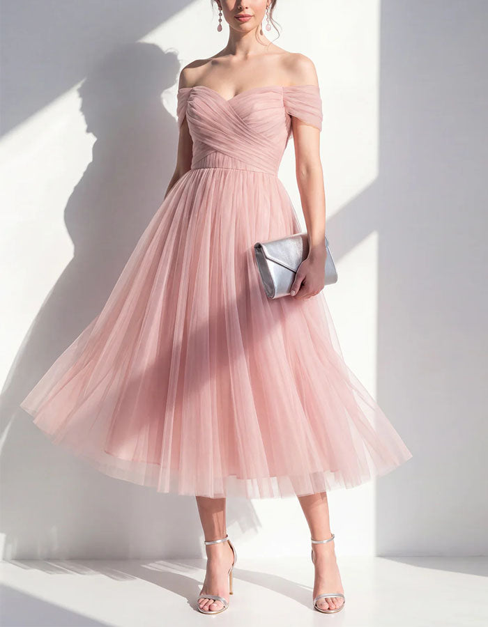 Duttini | Pink Tulle Dress