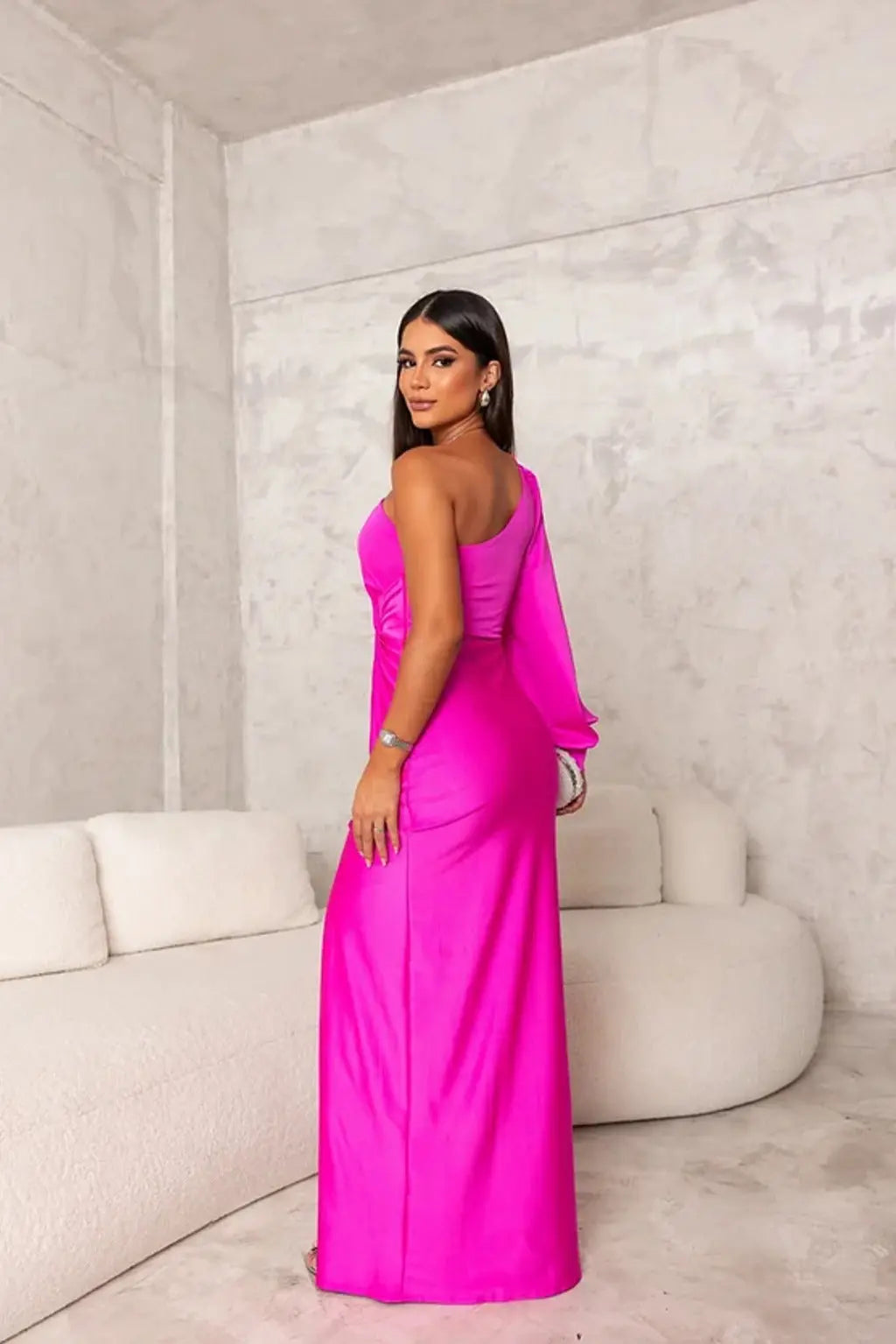 Duttini | One-Shoulder Evening Dress