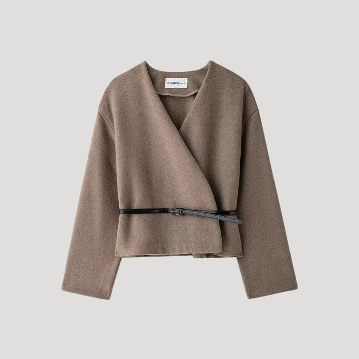 Duttini | Women's Belted Wrap Jacket Top