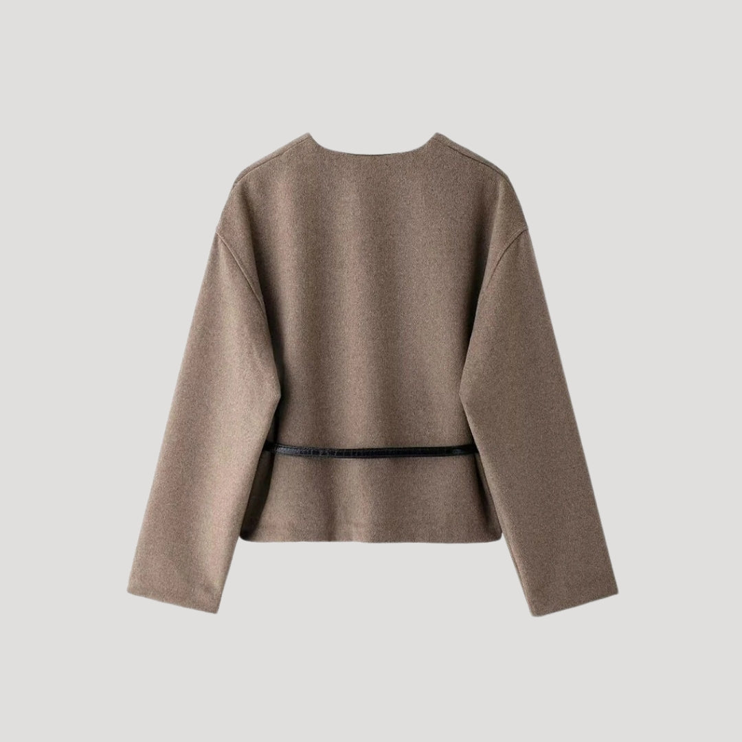 Duttini | Women's Belted Wrap Jacket Top