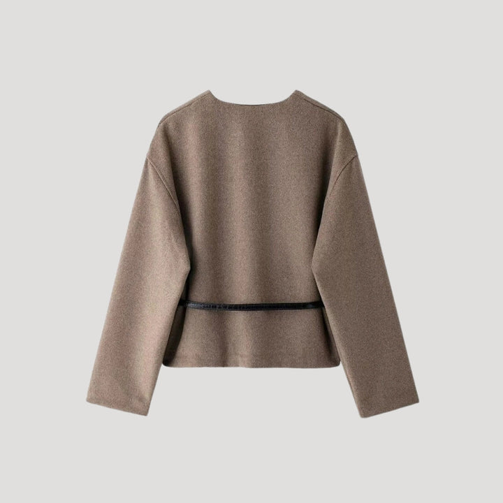 Duttini | Women's Belted Wrap Jacket Top