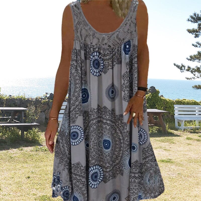 Duttini | Luxe Sleeveless Summer Dress for Effortless Elegance
