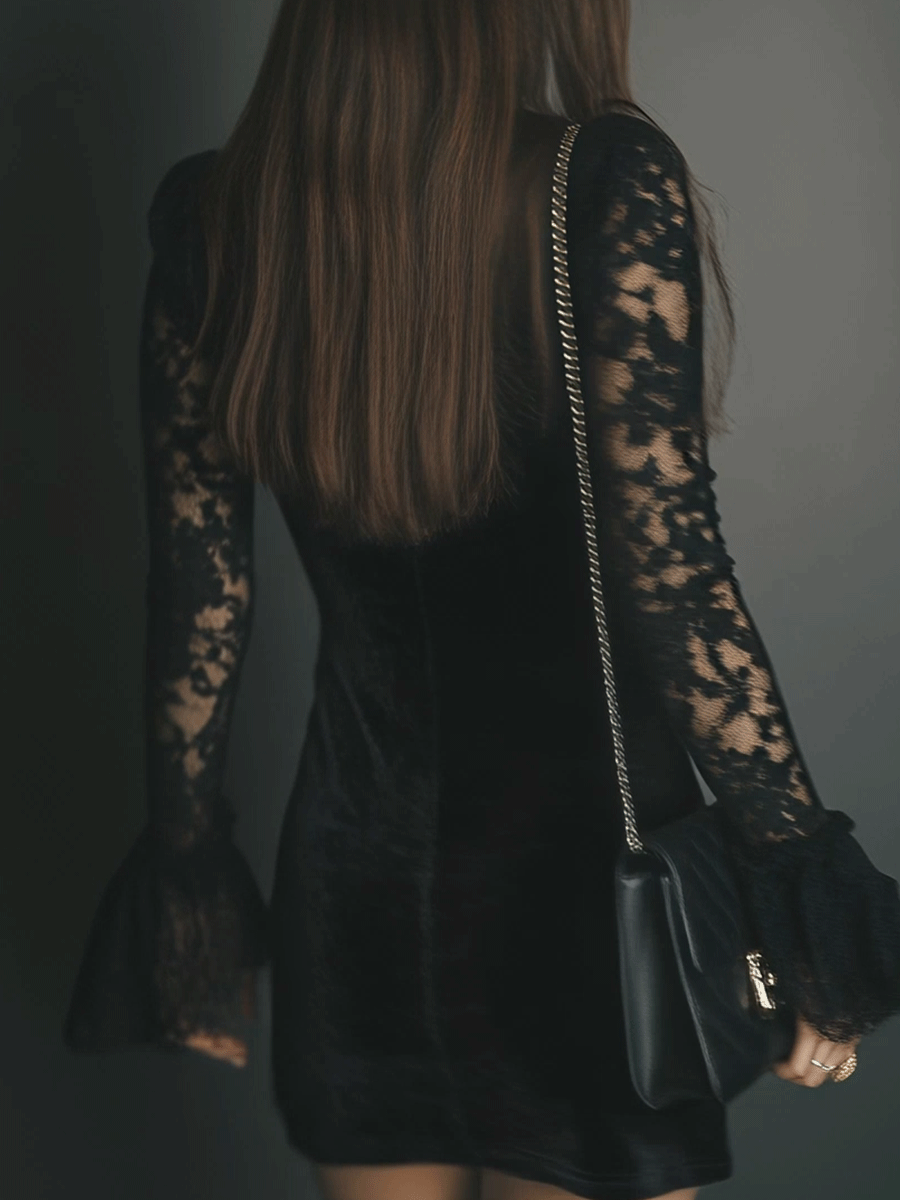 Duttini | Velvet Evening Dress