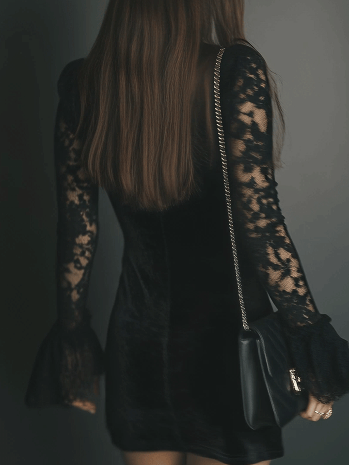 Duttini | Velvet Evening Dress