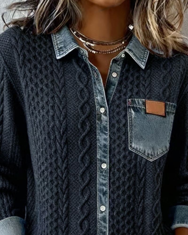 Duttini | Feminine Long-Sleeve Shirt for a Polished Look