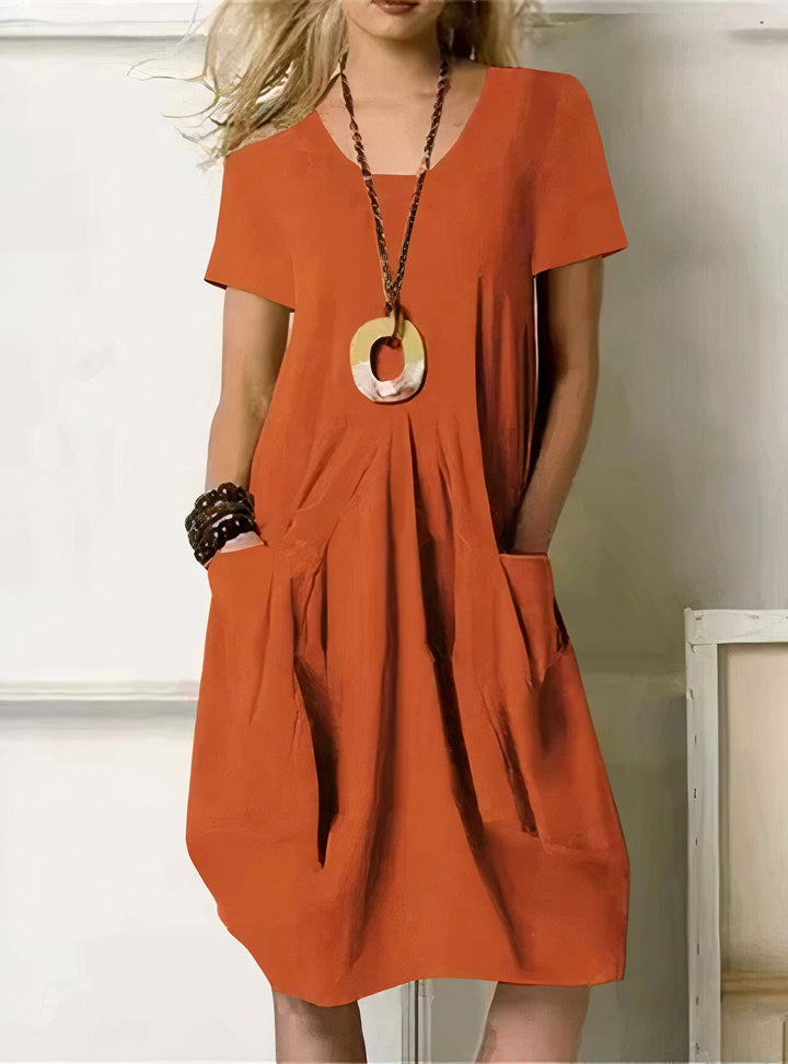Duttini | Graceful Relaxed Fit Dress with a Flattering Silhouette