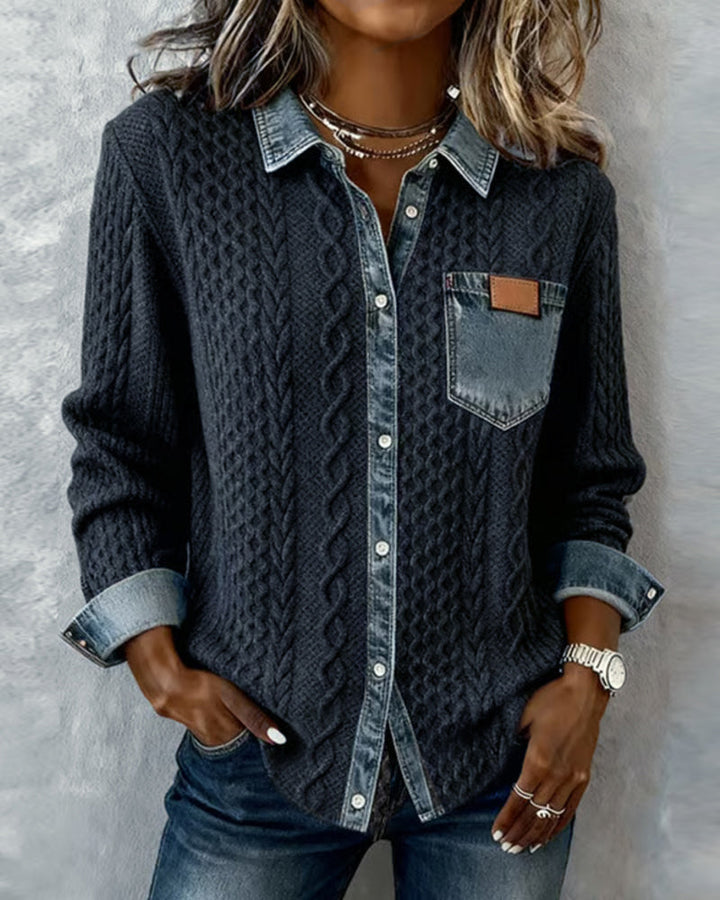 Duttini | Feminine Long-Sleeve Shirt for a Polished Look