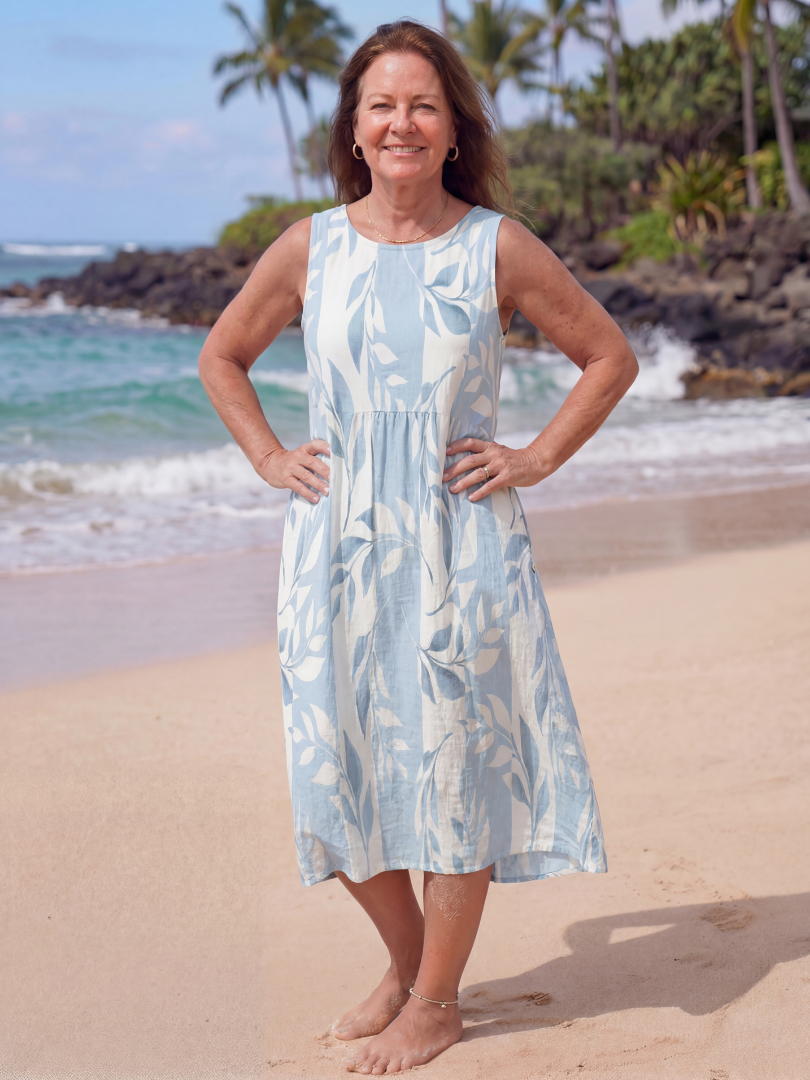 Duttini | Statement Quiet Shore Midi Dress for Effortless Elegance