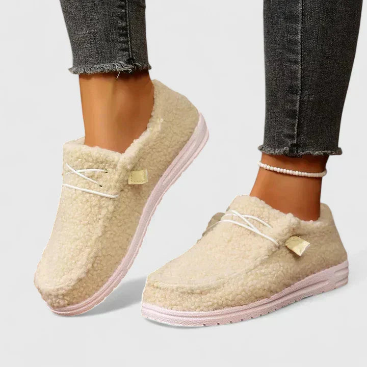 Duttini | Comfort-Fit Flat Textured Slip-On with Cushioned Support