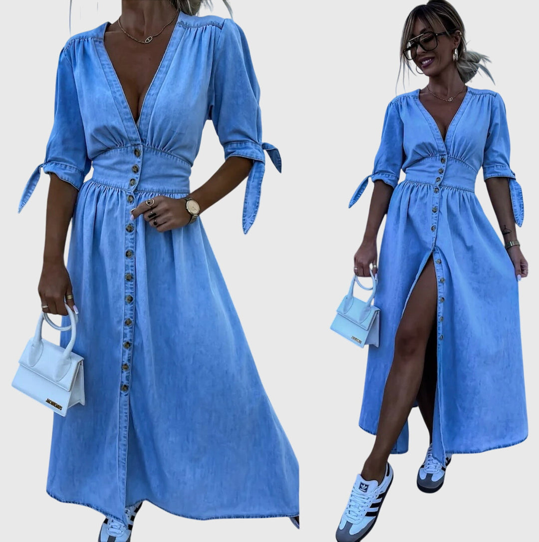 Duttini | Elegant Denim Dress for Women