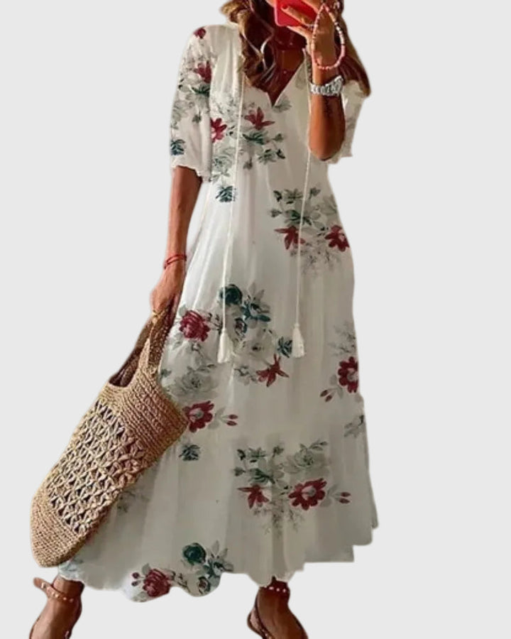 Duttini | Vintage Summer Maxi Dress for Women in Boho Style