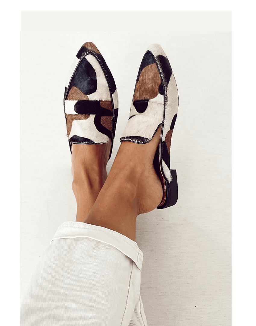Duttini | Supportive Patterned Flat Sole with Cushioned Support