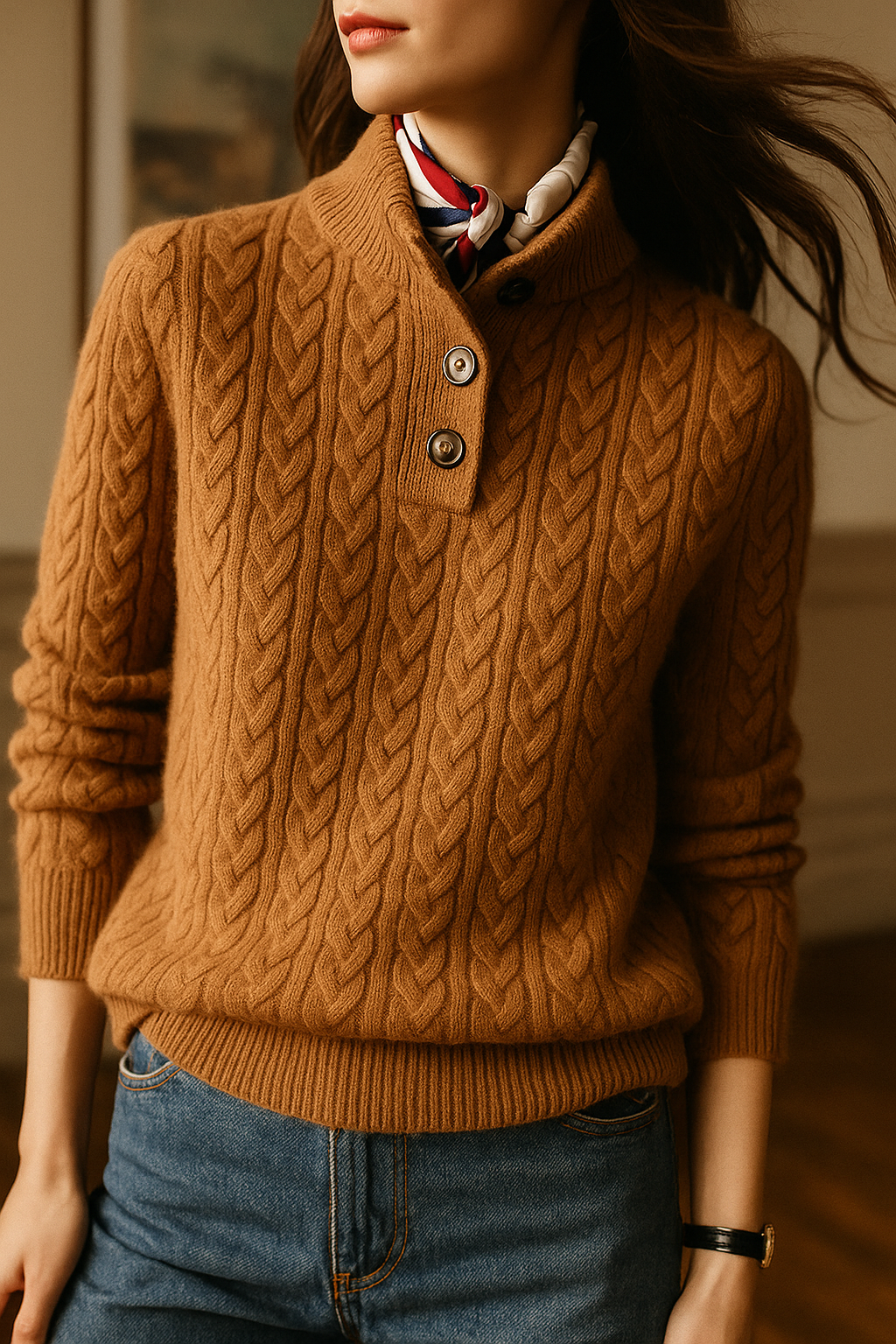 Duttini | Cashmere Button-Up Sweater