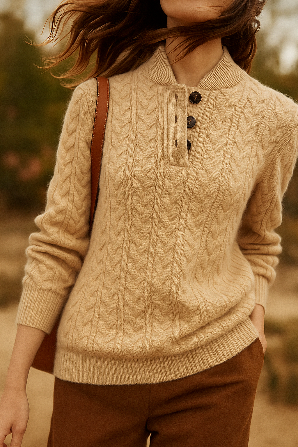 Duttini | Cashmere Button-Up Sweater
