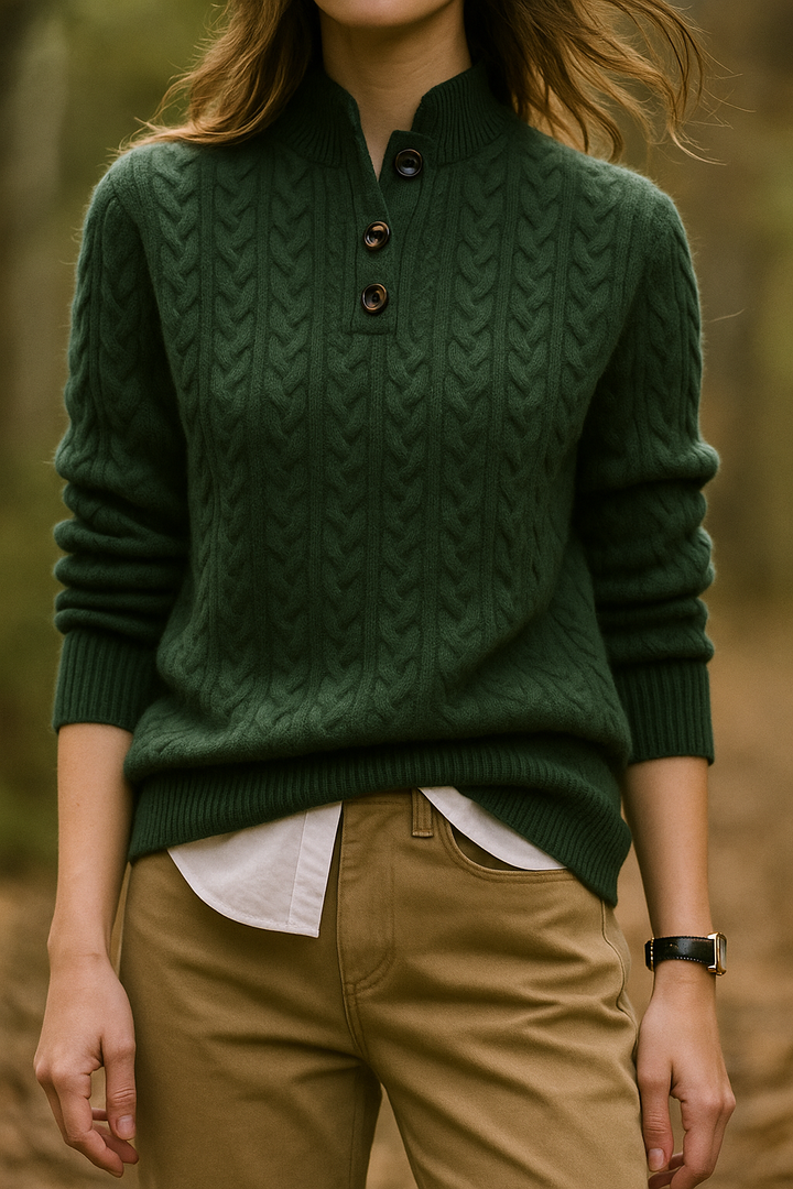 Duttini | Cashmere Button-Up Sweater