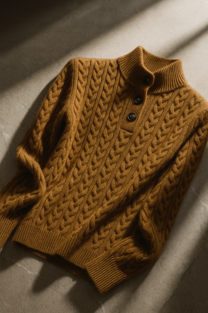 Duttini | Cashmere Button-Up Sweater