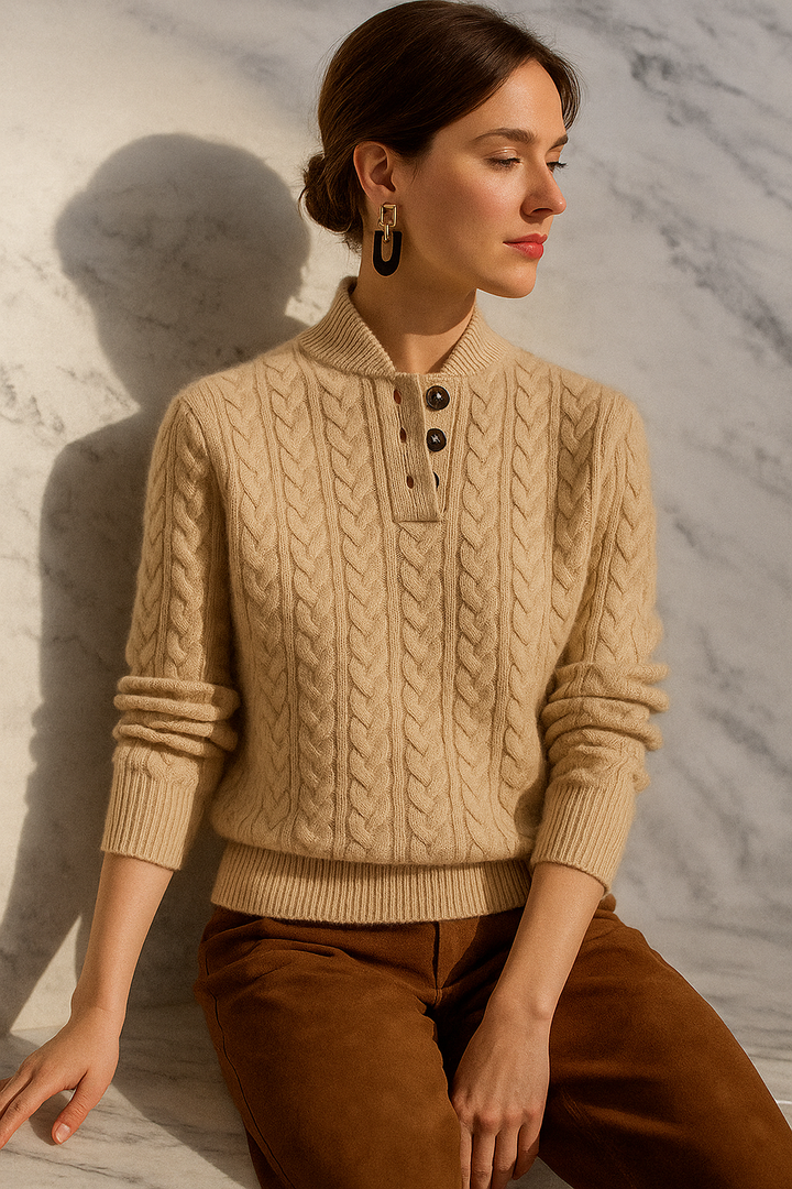 Duttini | Cashmere Button-Up Sweater