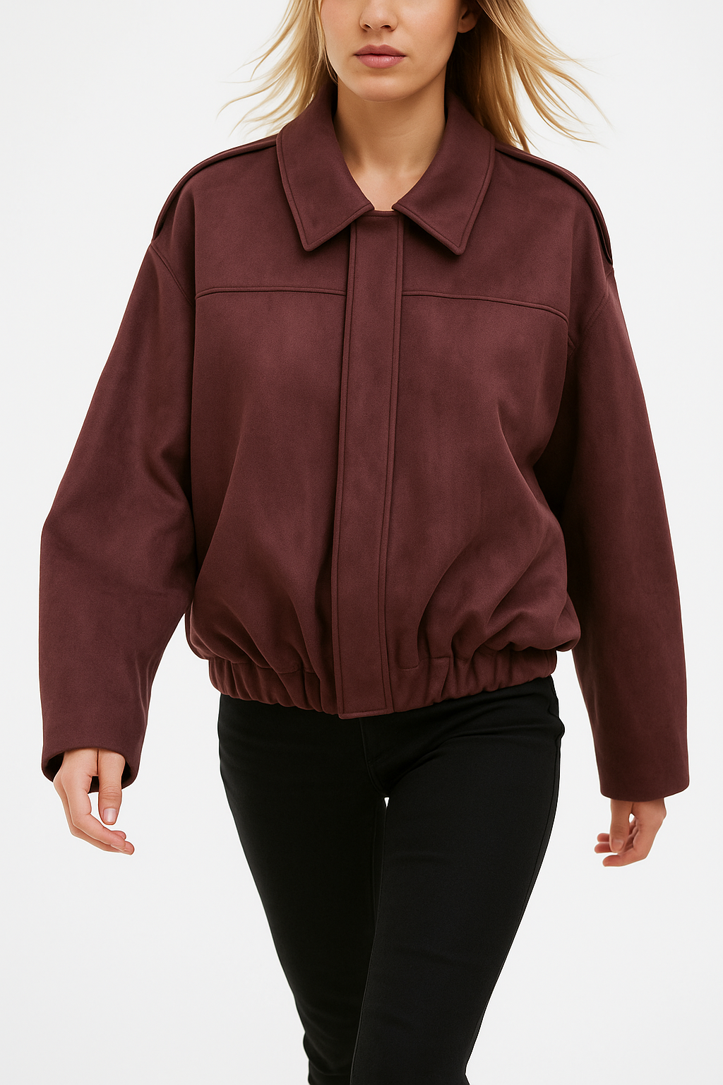 Duttini | Women's Suede Bomber