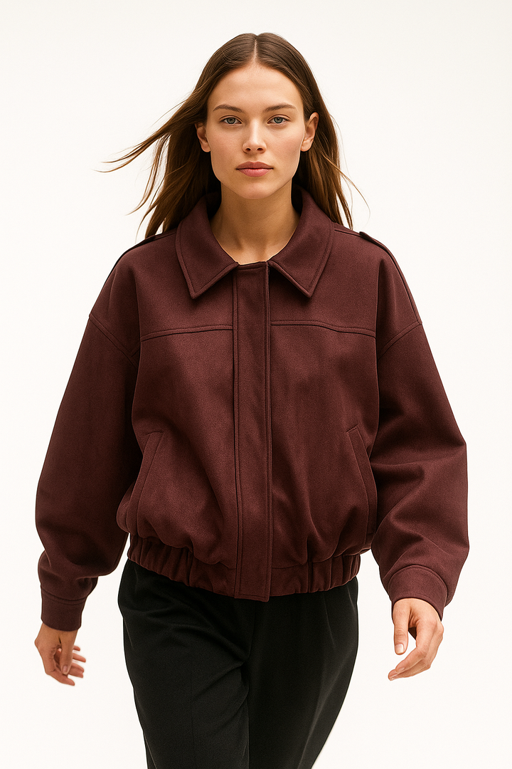 Duttini | Women's Suede Bomber