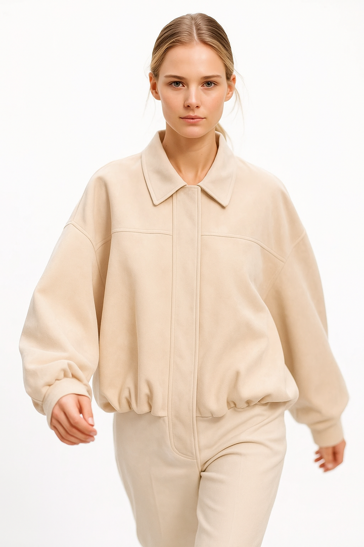 Duttini | Women's Suede Bomber