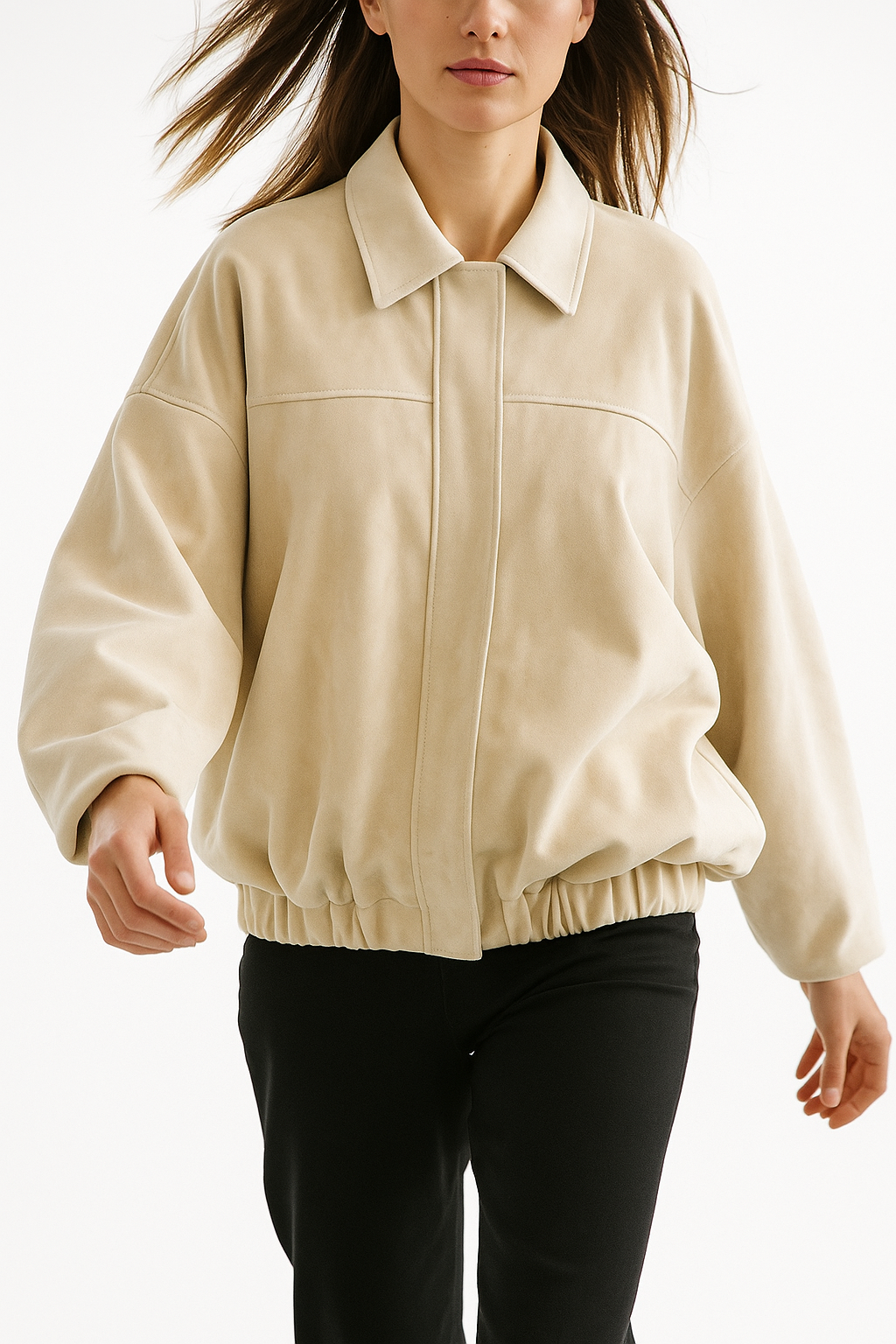 Duttini | Women's Suede Bomber